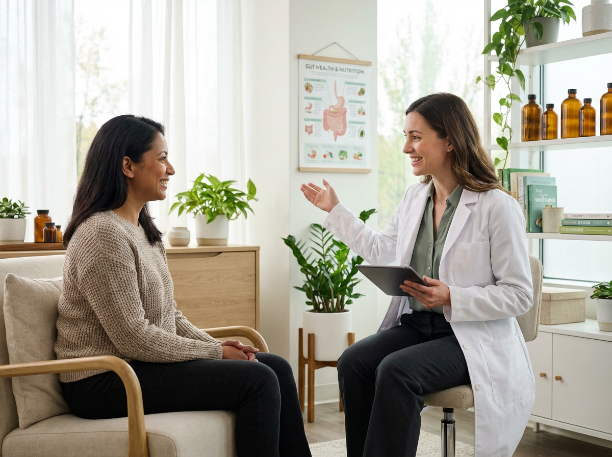 Integrative functional medicine consultation with natural elements - Health Clinic Salud & Familia