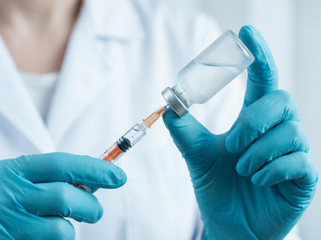 Medical procedure closeup - Health Clinic Salud & Familia